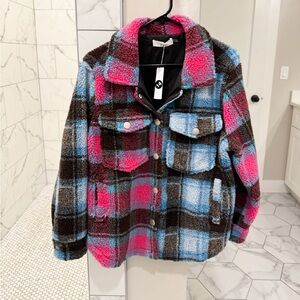 Talulah fuzzy shacket